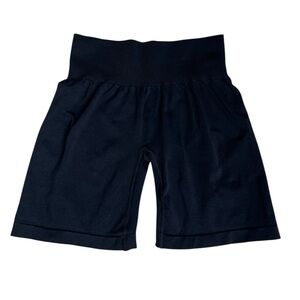 NVGTN Black Compression Workout Gym Shorts Medium